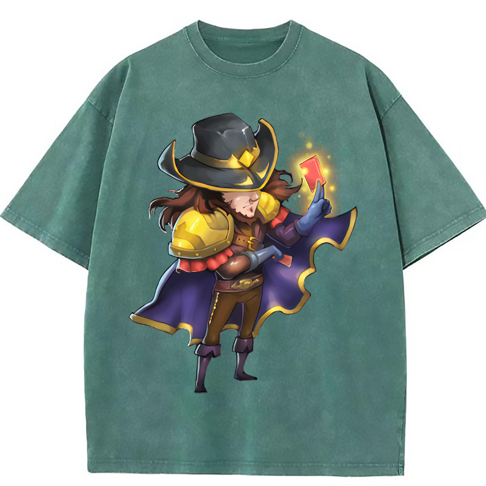 （画像用） リーグ・オブ・レジェンド League of Legends LOL 綿100% ヴィンテージ風 半袖Tシャツ（フロントプリント）